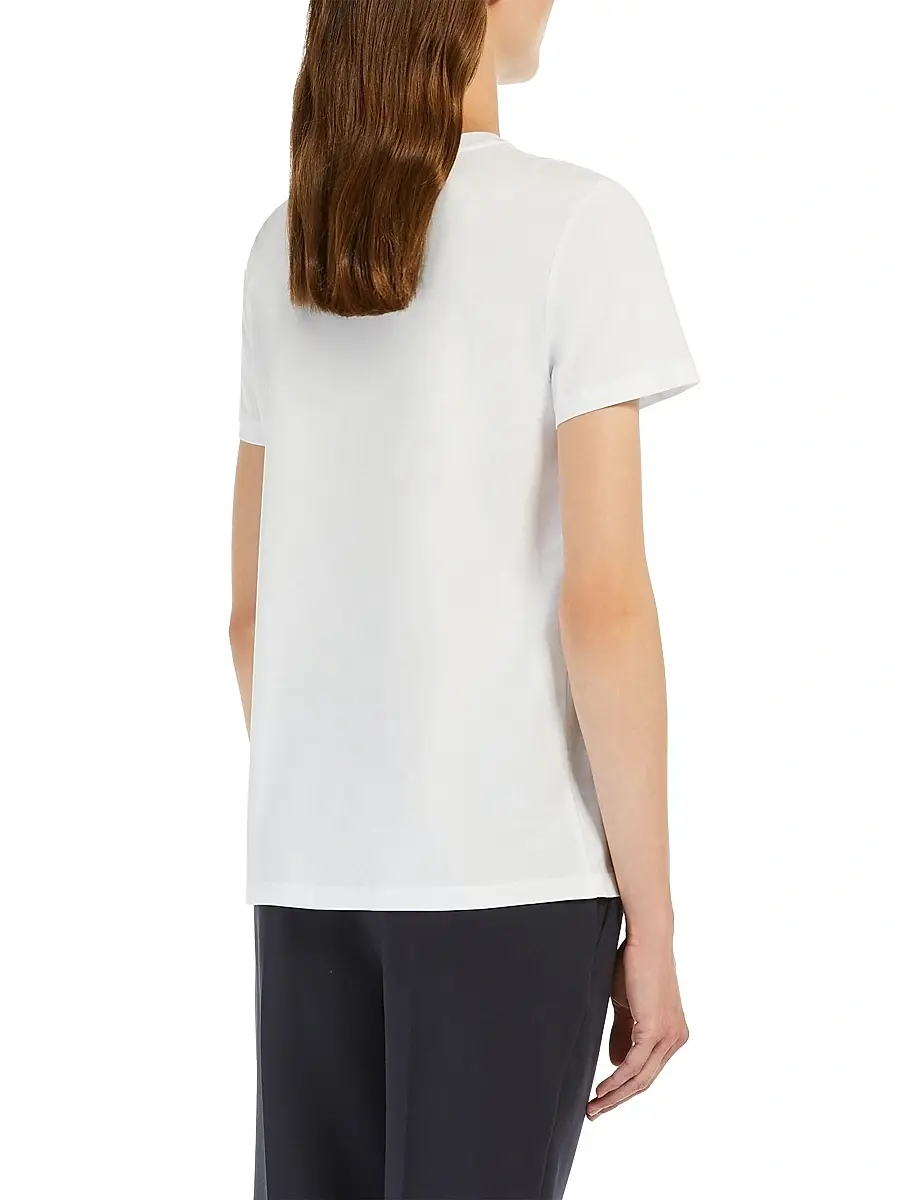 Max Mara Women's Cotton Jersey T Shirt | Thumbnail 4 Max Mara Women's Cotton Jersey T Shirt | Thumbnail 4