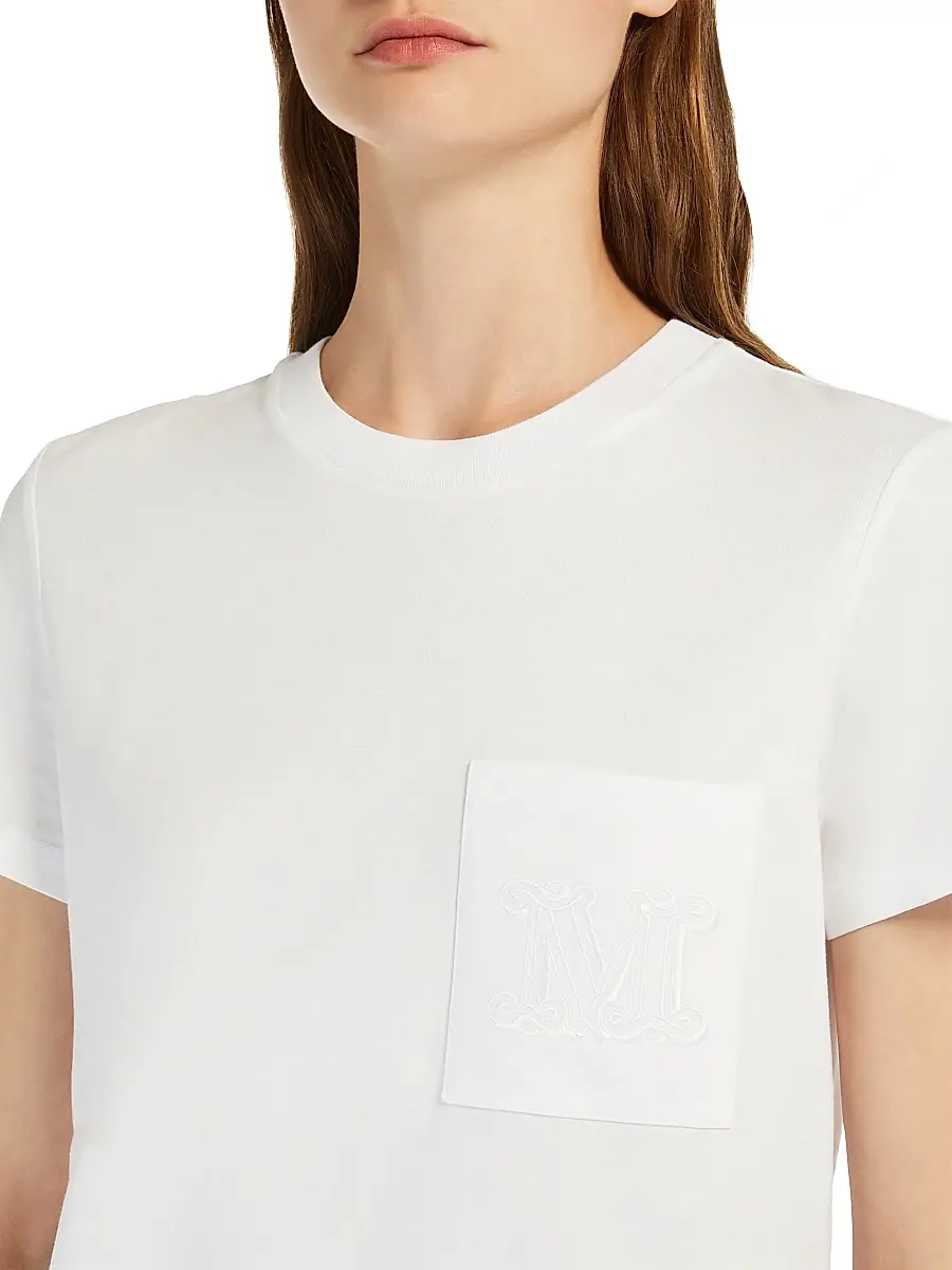 Max Mara Women's Cotton Jersey T Shirt | Thumbnail 5 Max Mara Women's Cotton Jersey T Shirt | Thumbnail 5