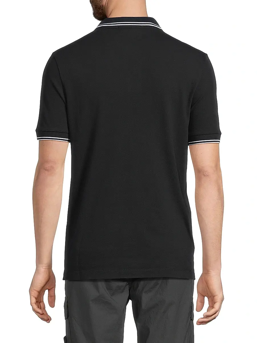 Stone Island Men's Stretch-Cotton Polo Shirt | Thumbnail 5 Stone Island Men's Stretch-Cotton Polo Shirt | Thumbnail 5