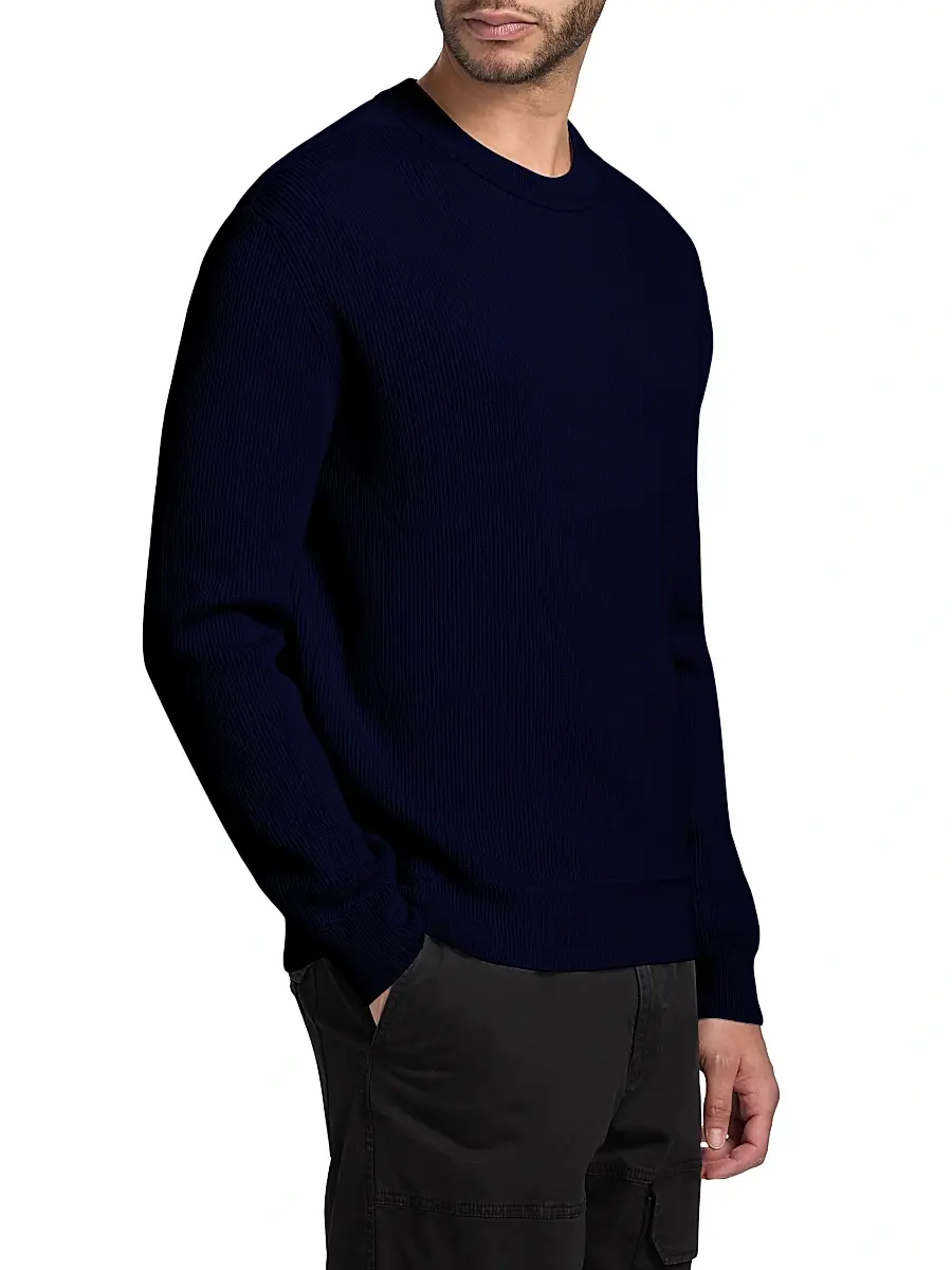 Stone Island Men's Cotton Crewneck Sweater | Thumbnail 4 Stone Island Men's Cotton Crewneck Sweater | Thumbnail 4