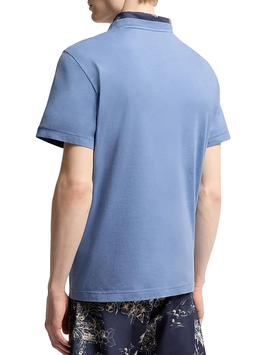 Moncler Men's Crewneck T-Shirt in Cotton | Thumbnail 3 Moncler Men's Crewneck T-Shirt in Cotton | Thumbnail 3