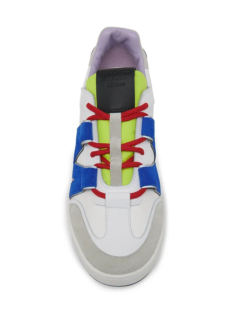 MOSCHINO Men's M Low-Top Sneakers | Thumbnail 4 MOSCHINO Men's M Low-Top Sneakers | Thumbnail 4