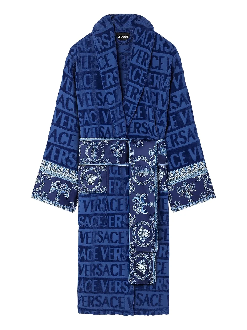Men's I Heart Baroque Cotton Terry Bathrobe