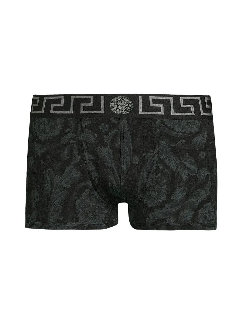 Versace Men's Stretch Cotton Boxer Briefs