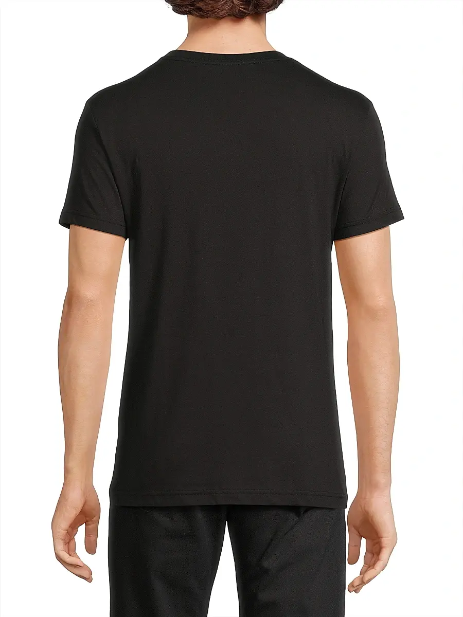 Versace Jeans Couture Men's Logo Cotton T-Shirt | Thumbnail 5 Versace Jeans Couture Men's Logo Cotton T-Shirt | Thumbnail 5