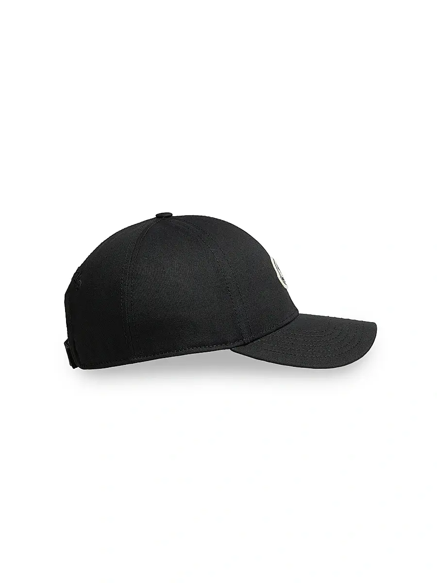 Moncler Men's Baseball Hat in Cotton Gabardine | Thumbnail 2 Moncler Men's Baseball Hat in Cotton Gabardine | Thumbnail 2