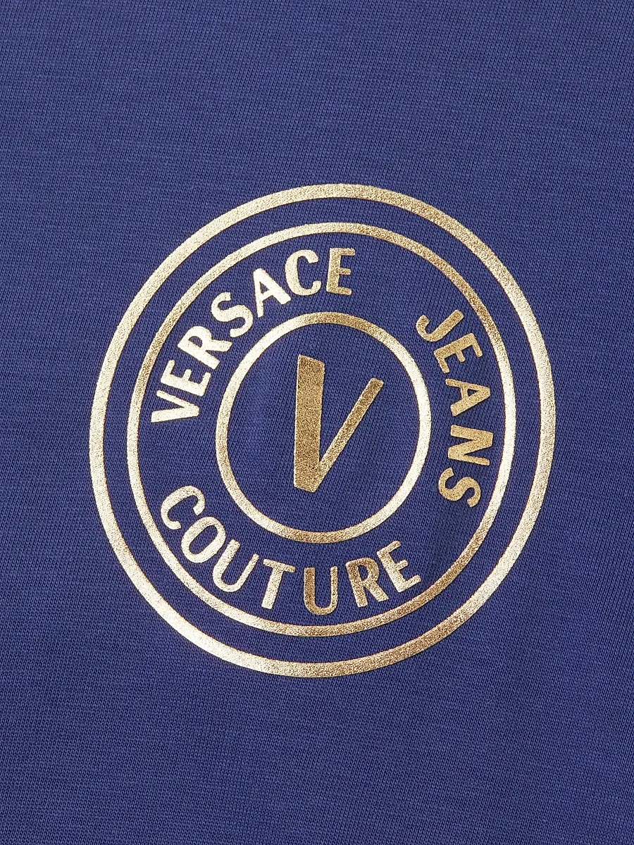 Versace Jeans Couture Men's Logo Cotton T-Shirt | Thumbnail 6 Versace Jeans Couture Men's Logo Cotton T-Shirt | Thumbnail 6