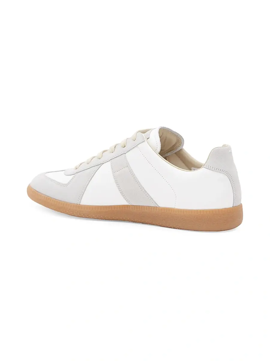 Maison Margiela Men's Replica Leather & Suede Sneakers | Thumbnail 3