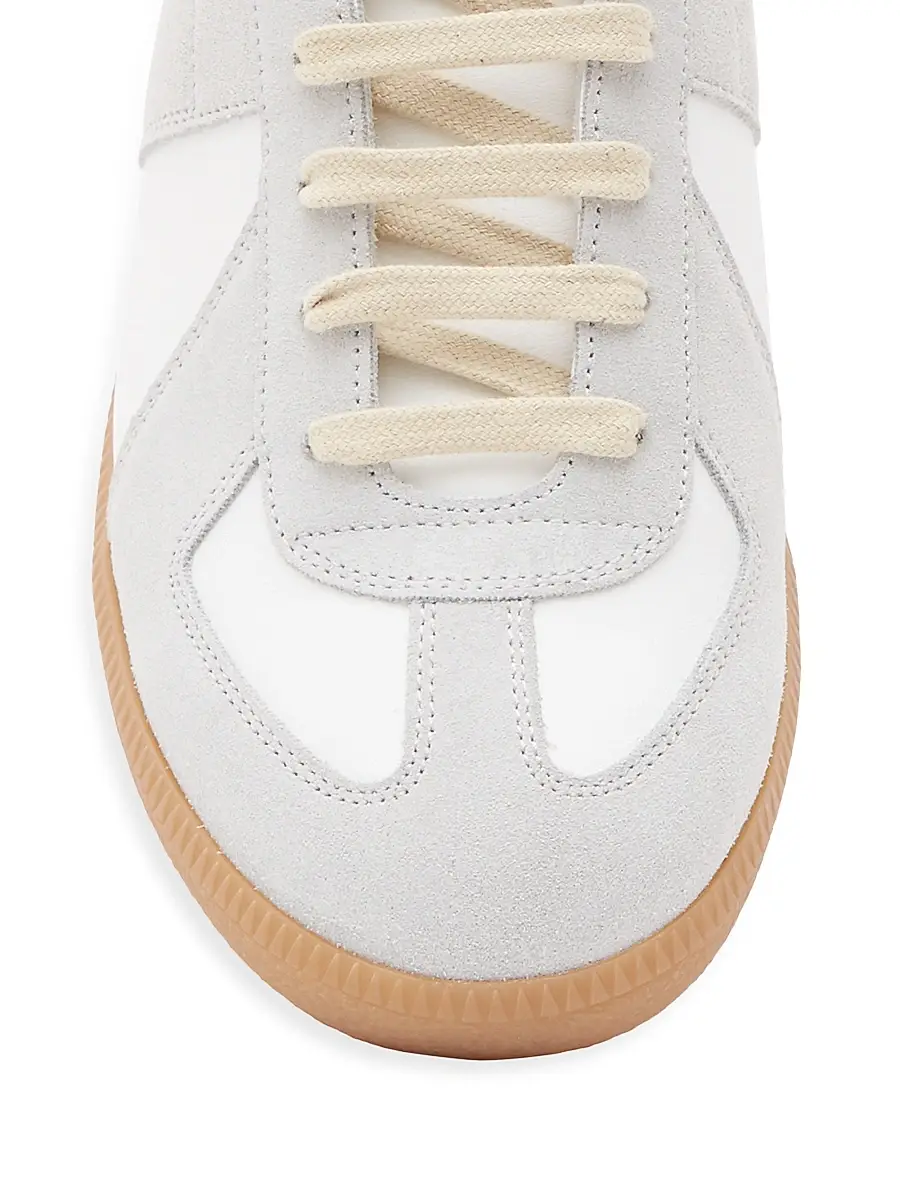 Maison Margiela Men's Replica Leather & Suede Sneakers | Thumbnail 4