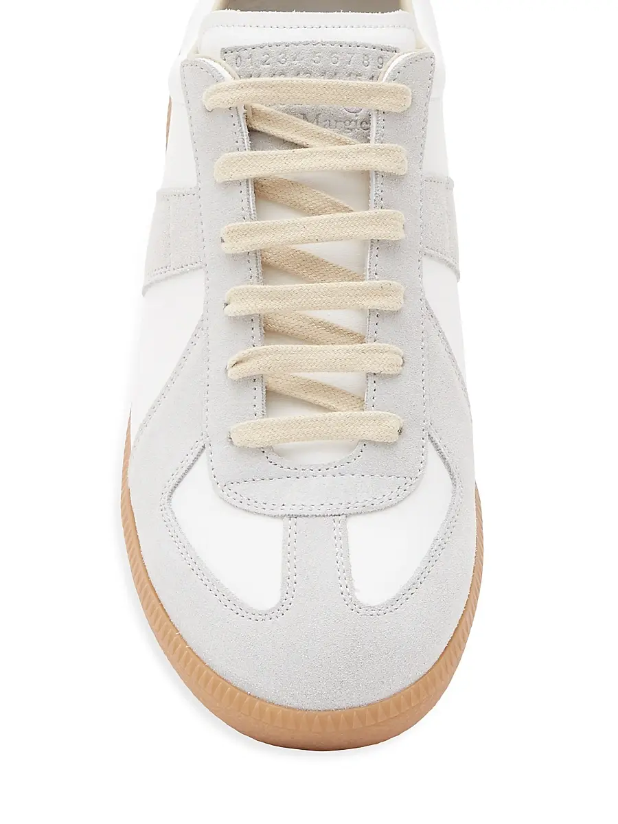 Maison Margiela Men's Replica Leather & Suede Sneakers | Thumbnail 5