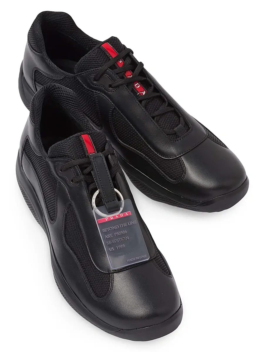 Prada Men's America's Cup Original Sneakers | Thumbnail 3