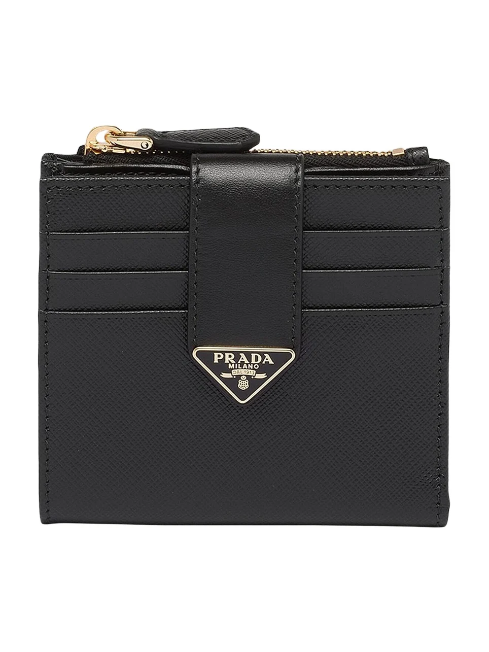 Women's Small Saffiano and Smooth Leather Wallet Women's Small Saffiano and Smooth Leather Wallet