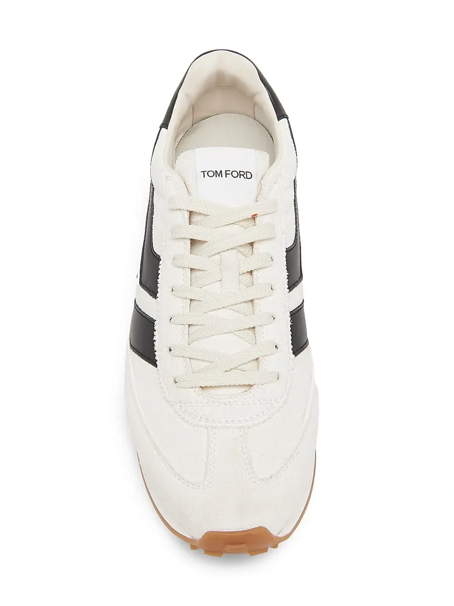 Tom Ford Men's Low-Top Lace-Up Sneakers | Thumbnail 4