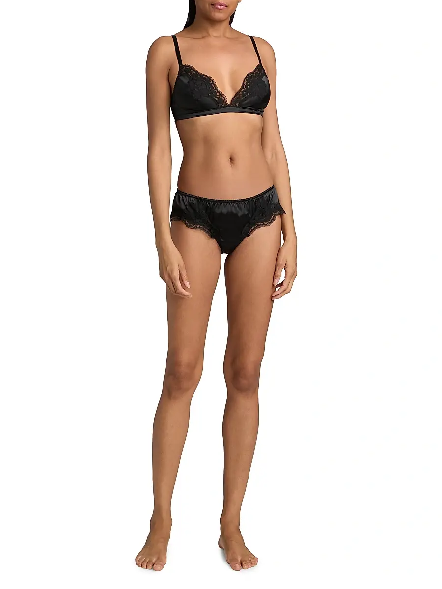 Dolce & Gabbana Women's Brasiliano Silk Hipster Brief | Thumbnail 2 Dolce & Gabbana Women's Brasiliano Silk Hipster Brief | Thumbnail 2