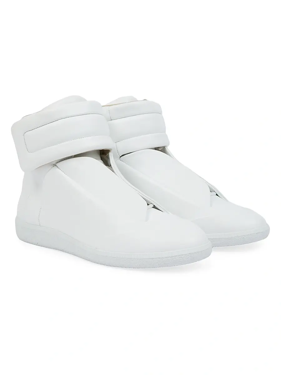 Maison Margiela Men's Future Leather Sneakers | Thumbnail 2 Maison Margiela Men's Future Leather Sneakers | Thumbnail 2