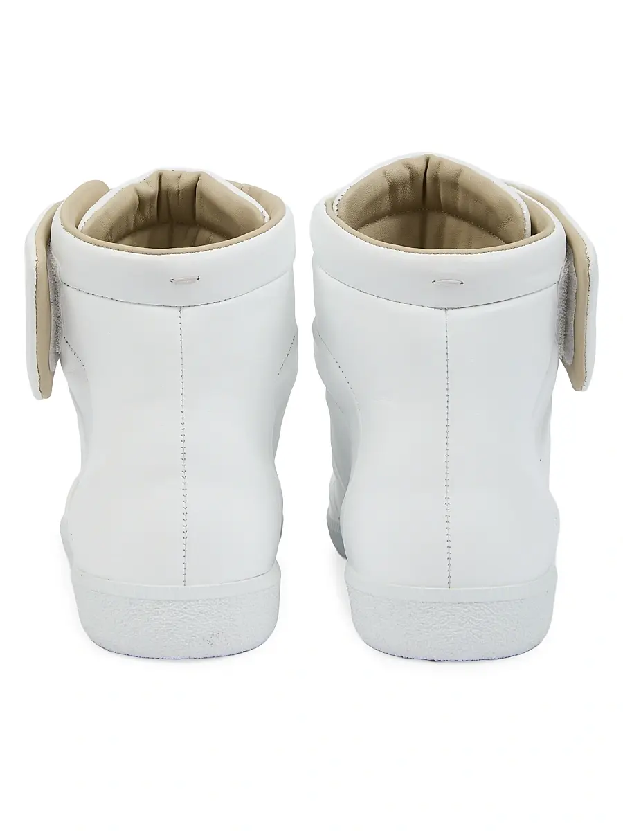 Maison Margiela Men's Future Leather Sneakers | Thumbnail 3 Maison Margiela Men's Future Leather Sneakers | Thumbnail 3