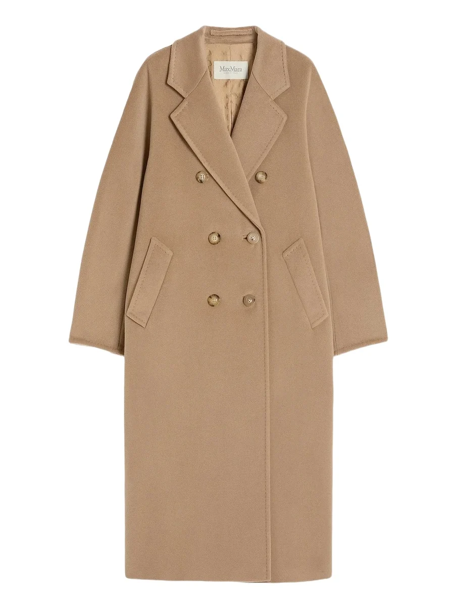 Max Mara Women's 101801 Icon Madame Wool Cashmere Double-Breasted Coat
