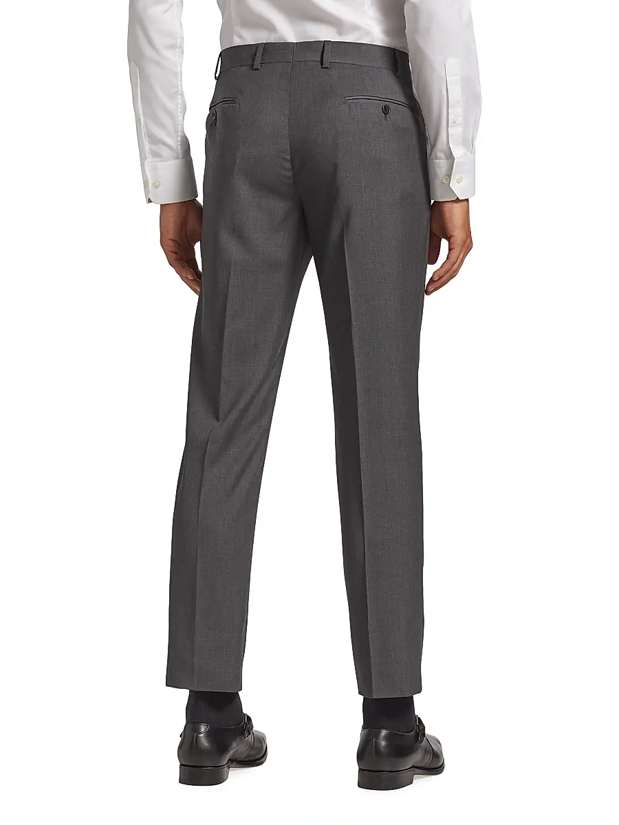 Emporio Armani Men's Virgin Wool Slim-Fit Pants | Thumbnail 5 Emporio Armani Men's Virgin Wool Slim-Fit Pants | Thumbnail 5
