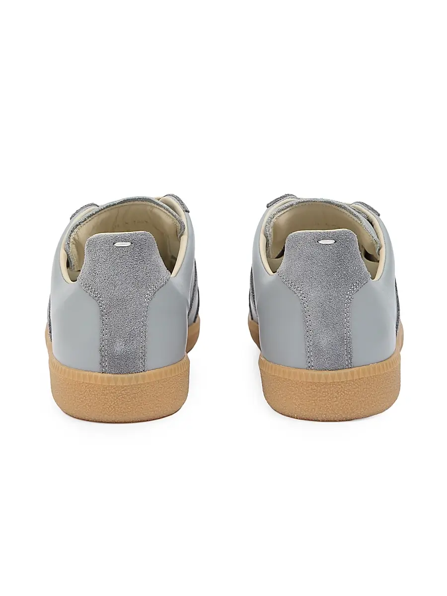 Maison Margiela Men's Replica Leather & Suede Sneakers | Thumbnail 3