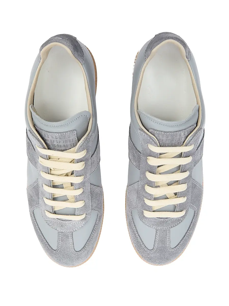 Maison Margiela Men's Replica Leather & Suede Sneakers | Thumbnail 4