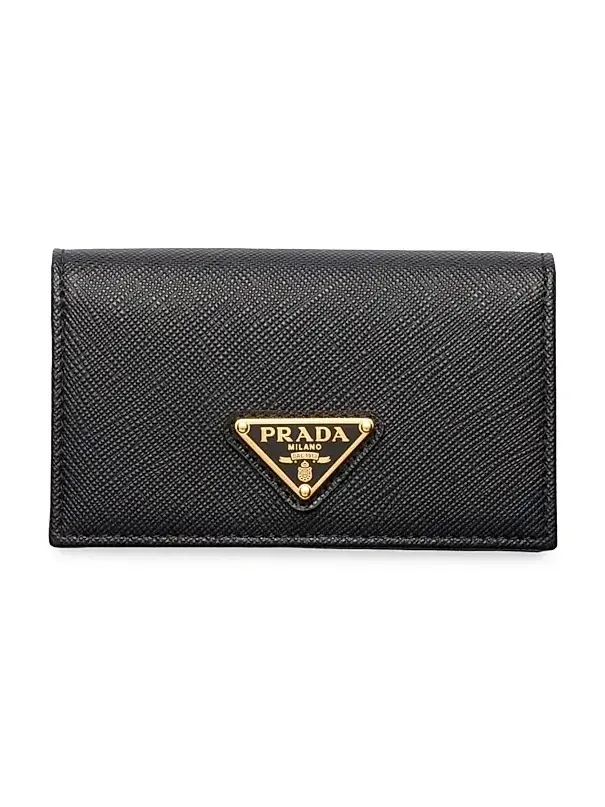 Prada Women's Saffiano Leather Card Holder