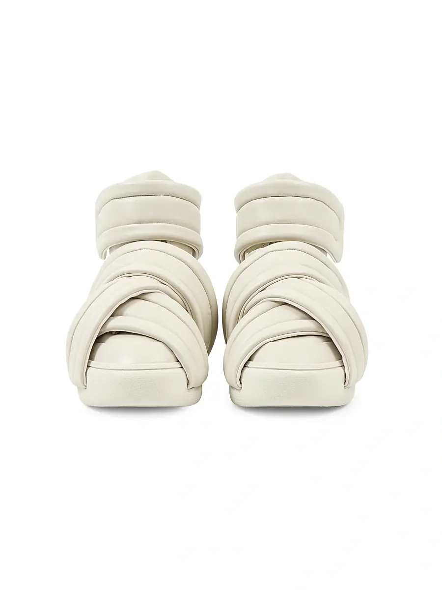 Maison Margiela Men's Future Show Leather High-Top Sneakers | Thumbnail 5 Maison Margiela Men's Future Show Leather High-Top Sneakers | Thumbnail 5