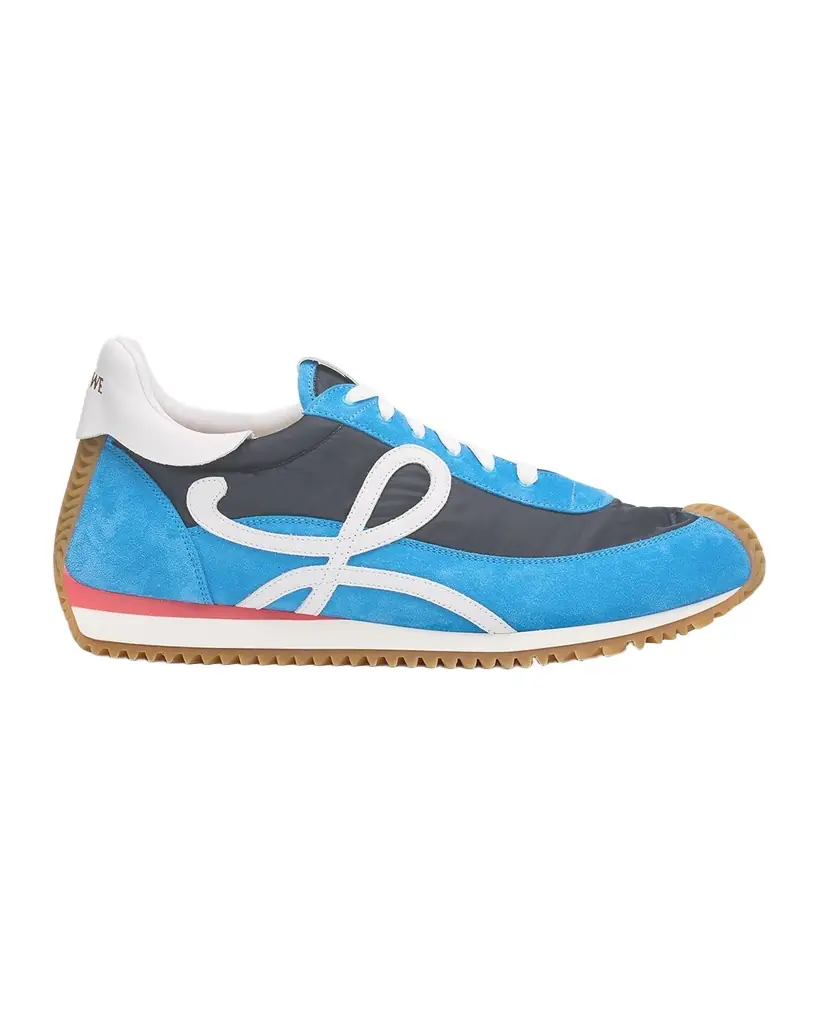 Loewe Men's Flow Runner 2.0 Nylon and Suede Sneakers | Image 1 Loewe Men's Flow Runner 2.0 Nylon and Suede Sneakers | Image 1