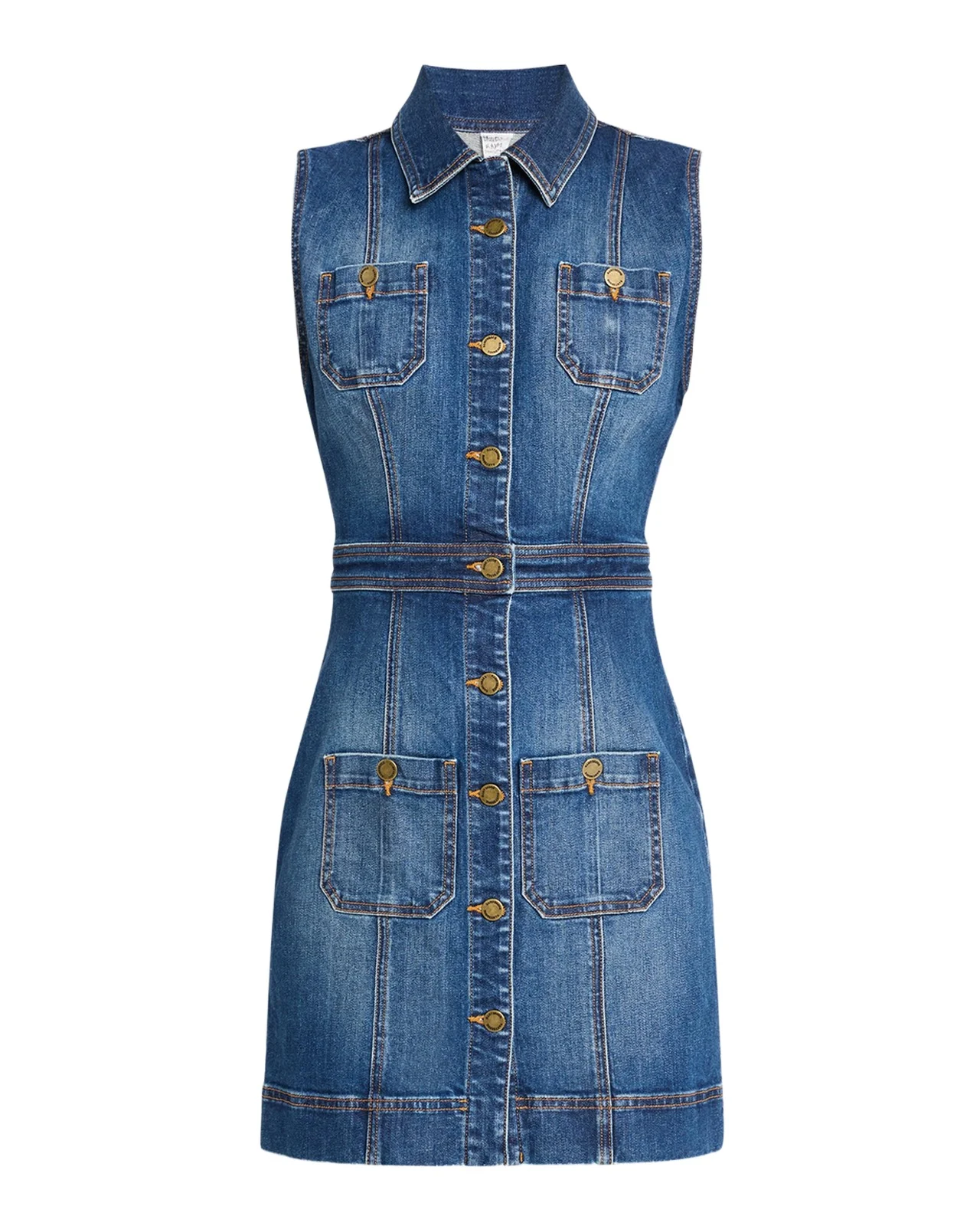 Katalina Sleeveless Denim Mini Dress