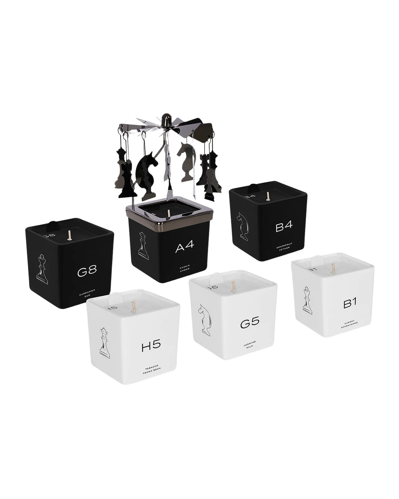 Mind Games Votive Candles & Carousel Set