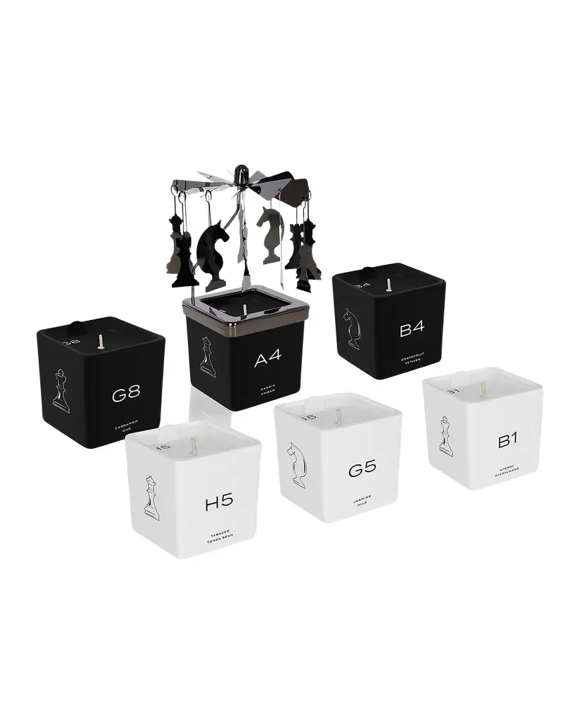 Mind Games Votive Candles & Carousel Set | Image 1 Mind Games Votive Candles & Carousel Set | Image 1