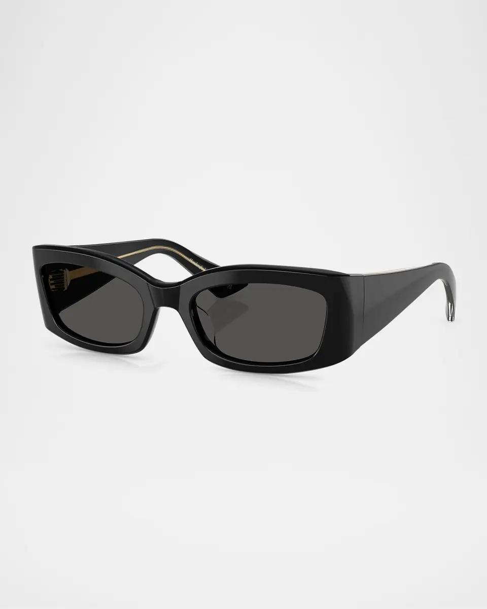 Khaite x Oliver Peoples Ov5575su Rectangle Acetate Sunglasses | Thumbnail 3