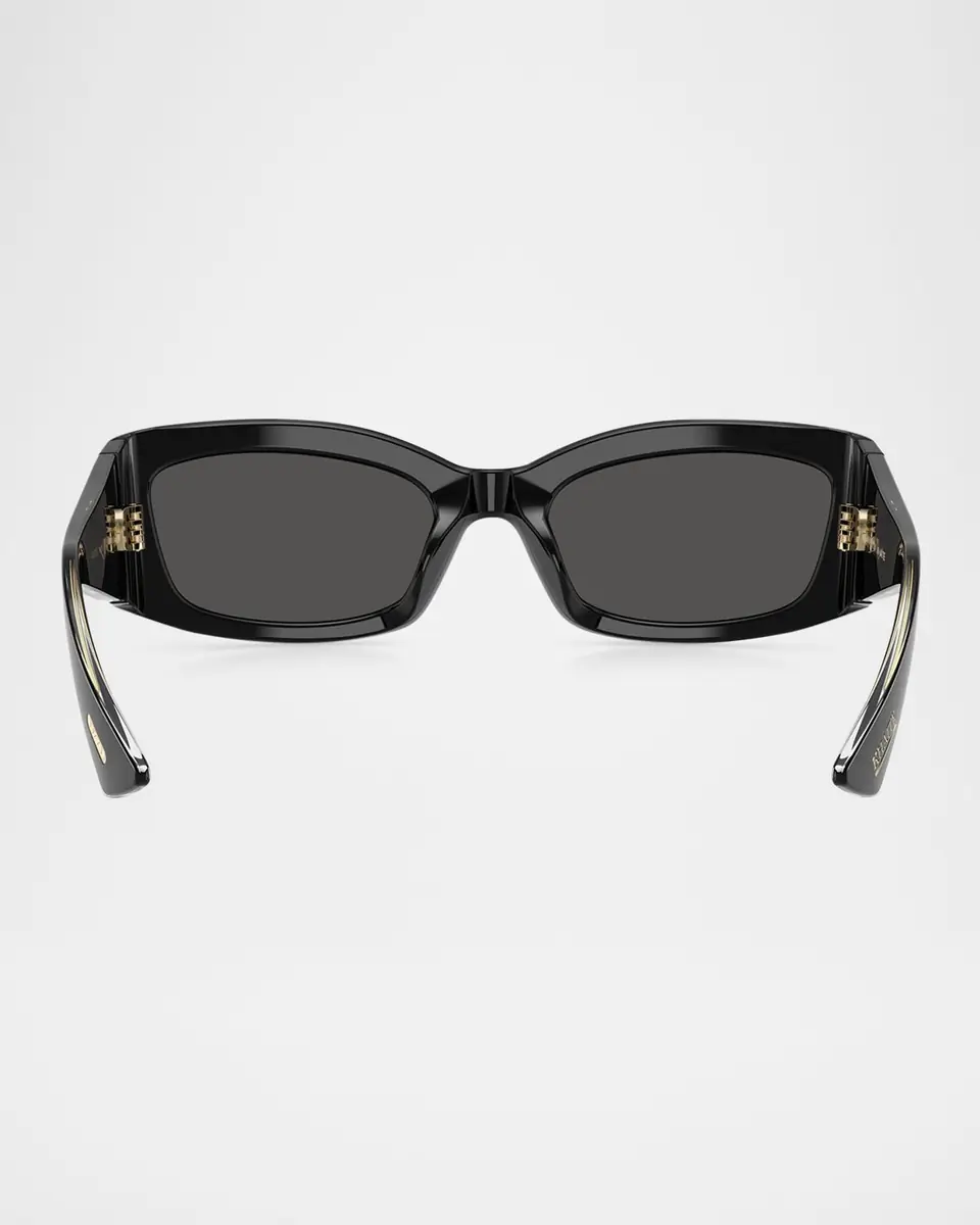 Khaite x Oliver Peoples Ov5575su Rectangle Acetate Sunglasses | Thumbnail 4
