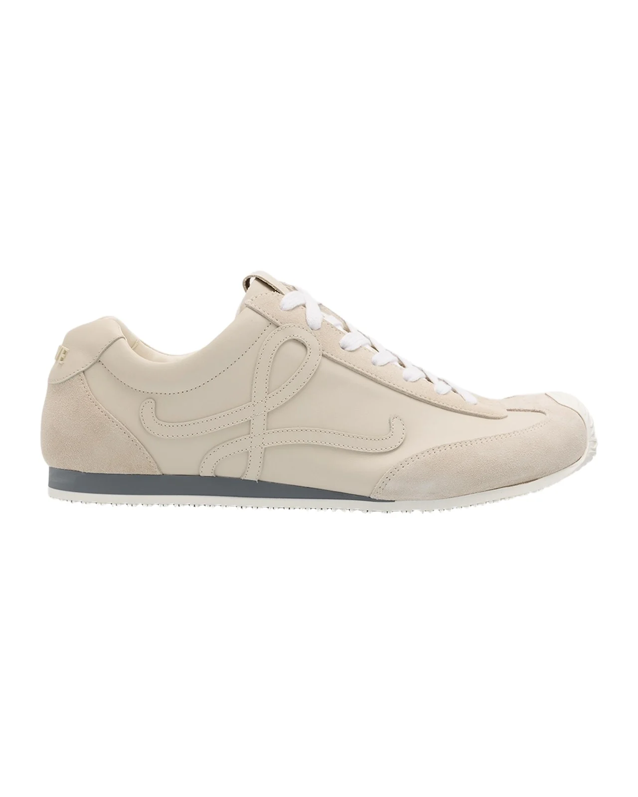 Loewe Men's Ballet Runner 2.0 Leather and Suede Low-Top Sneakers