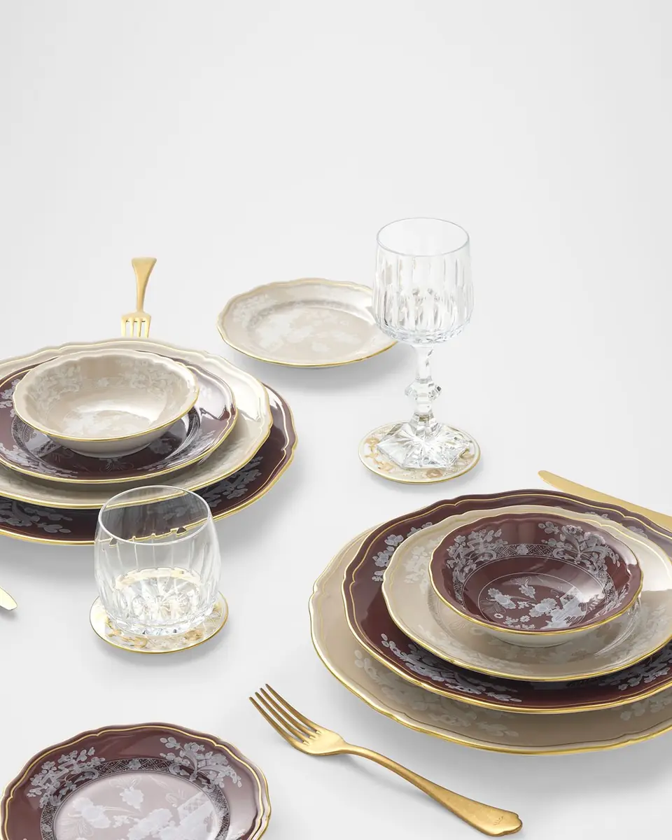 GINORI 1735 Oriente Italiano Castagna Bread and Butter Plate | Thumbnail 5 GINORI 1735 Oriente Italiano Castagna Bread and Butter Plate | Thumbnail 5