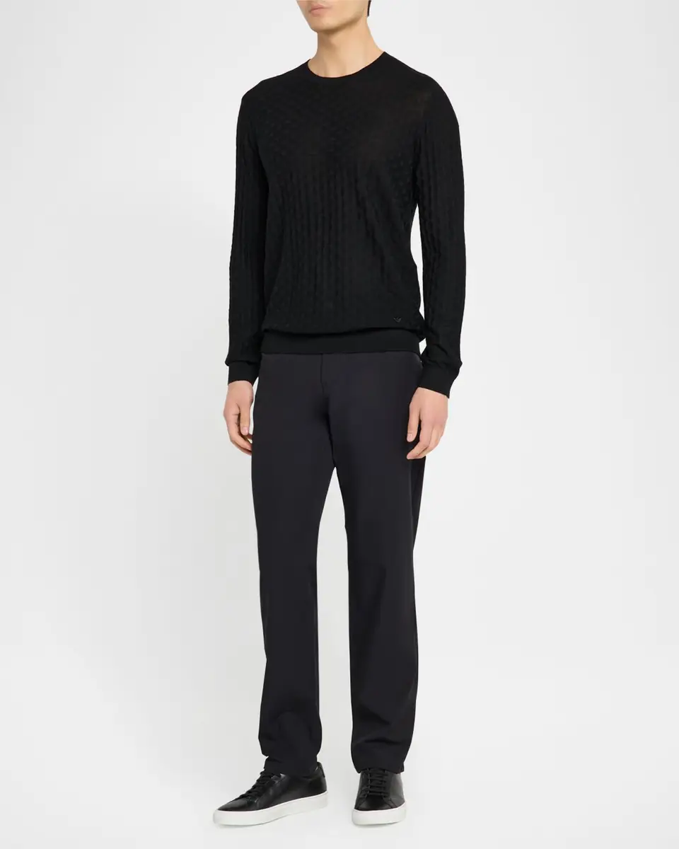 Emporio Armani Men's Stretch Five-Pocket Pants | Thumbnail 2 Emporio Armani Men's Stretch Five-Pocket Pants | Thumbnail 2