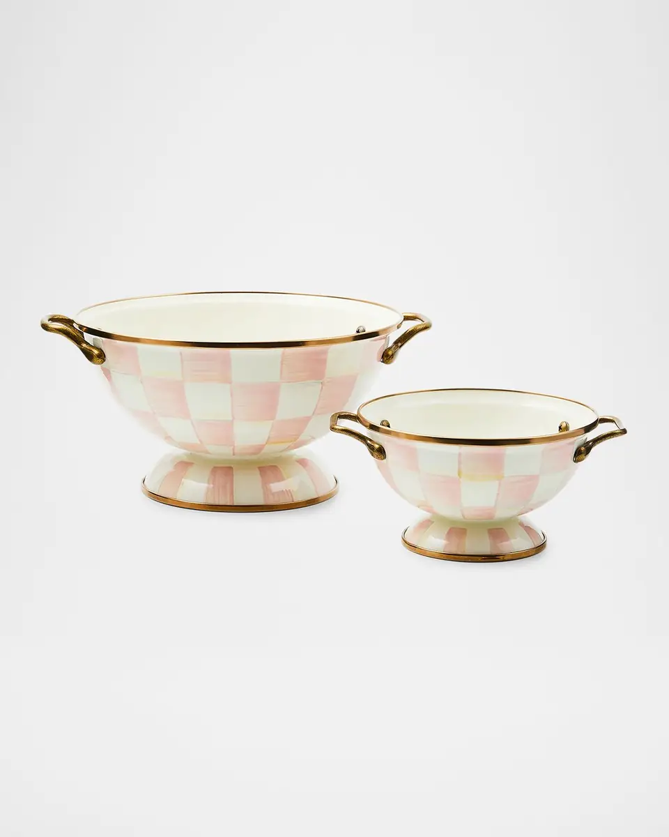 MacKenzie-Childs Rosy Check Simply Anything Bowl | Thumbnail 2 MacKenzie-Childs Rosy Check Simply Anything Bowl | Thumbnail 2