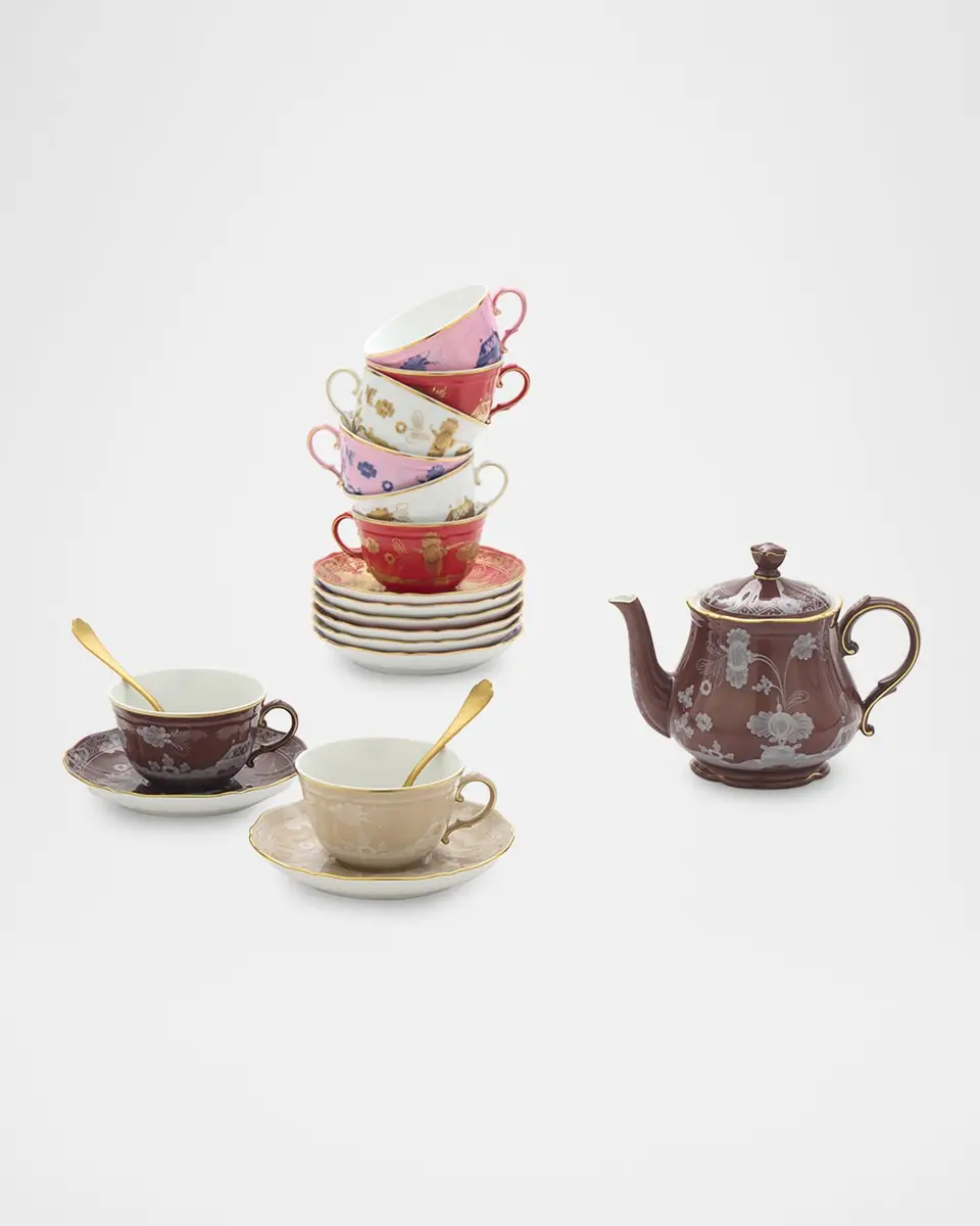 GINORI 1735 Oriente Italiano Castagna Teacup, 7.43 oz. | Thumbnail 3 GINORI 1735 Oriente Italiano Castagna Teacup, 7.43 oz. | Thumbnail 3