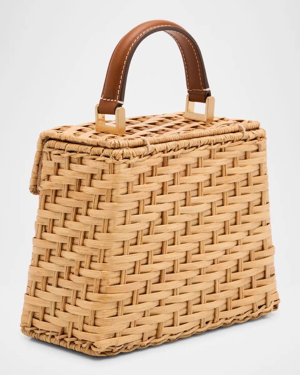 Cult Gaia Sybil Rattan Top-Handle Bag | Thumbnail 5