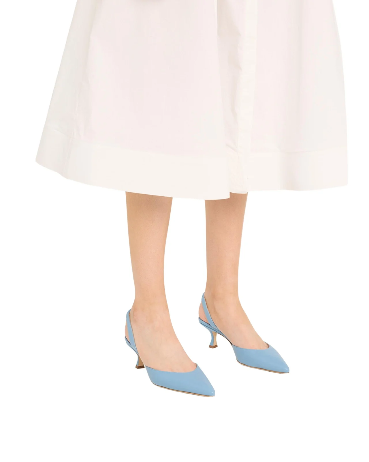 Manolo Blahnik Carolyne Kitten-Heel Halter Pumps
