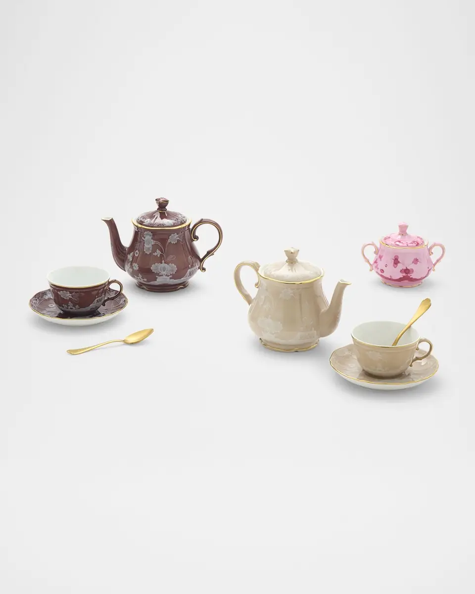 GINORI 1735 Oriente Italiano Meringa Tea Saucer | Thumbnail 5 GINORI 1735 Oriente Italiano Meringa Tea Saucer | Thumbnail 5