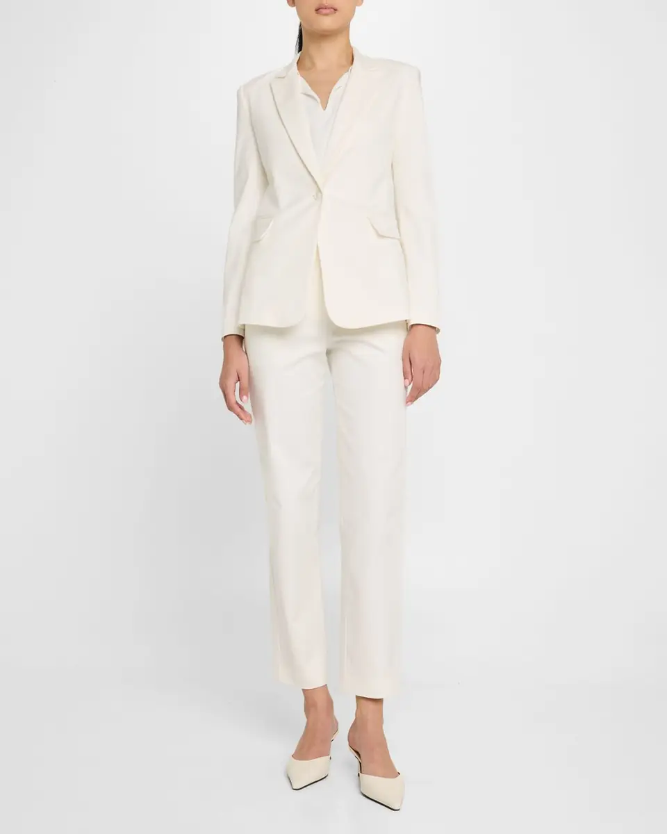 Emporio Armani Cotton One-Button Cutaway Blazer | Thumbnail 2 Emporio Armani Cotton One-Button Cutaway Blazer | Thumbnail 2