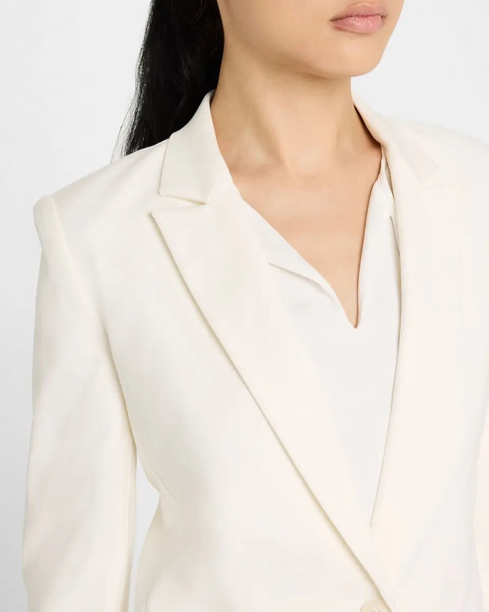 Emporio Armani Cotton One-Button Cutaway Blazer | Thumbnail 5 Emporio Armani Cotton One-Button Cutaway Blazer | Thumbnail 5