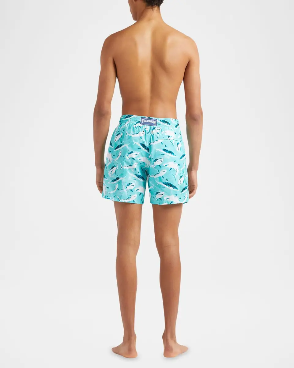 Vilebrequin Men's Requins Shark-Print Swim Shorts | Thumbnail 2 Vilebrequin Men's Requins Shark-Print Swim Shorts | Thumbnail 2
