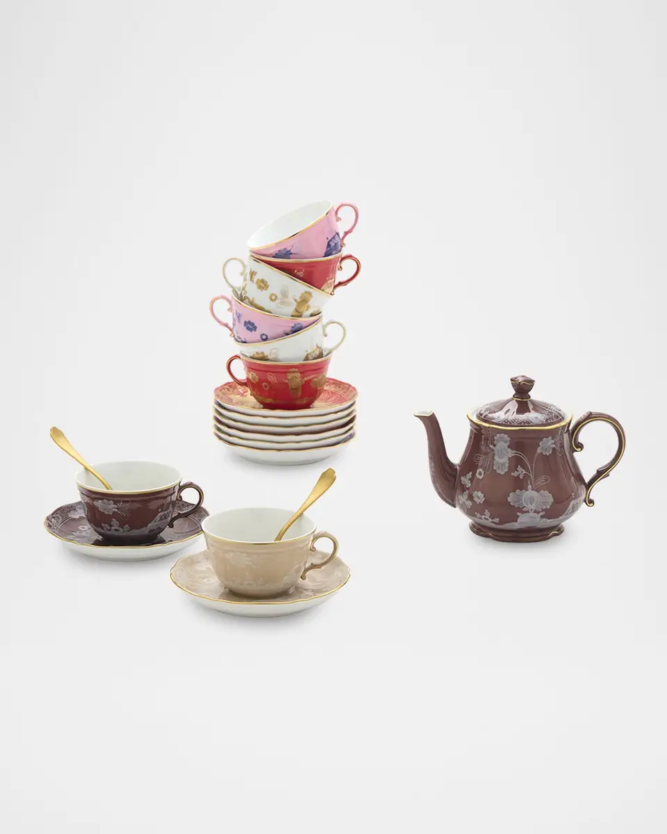 GINORI 1735 Oriente Italiano Meringa Teacup, 7.43 oz. | Thumbnail 4 GINORI 1735 Oriente Italiano Meringa Teacup, 7.43 oz. | Thumbnail 4
