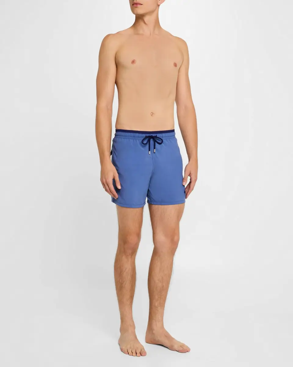 Vilebrequin Men's Les Unis Bicolor Swim Trunks | Thumbnail 2 Vilebrequin Men's Les Unis Bicolor Swim Trunks | Thumbnail 2