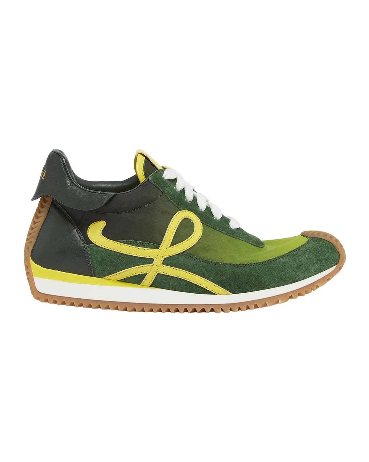 Loewe Flow Runner Suede and Leather Sneakers