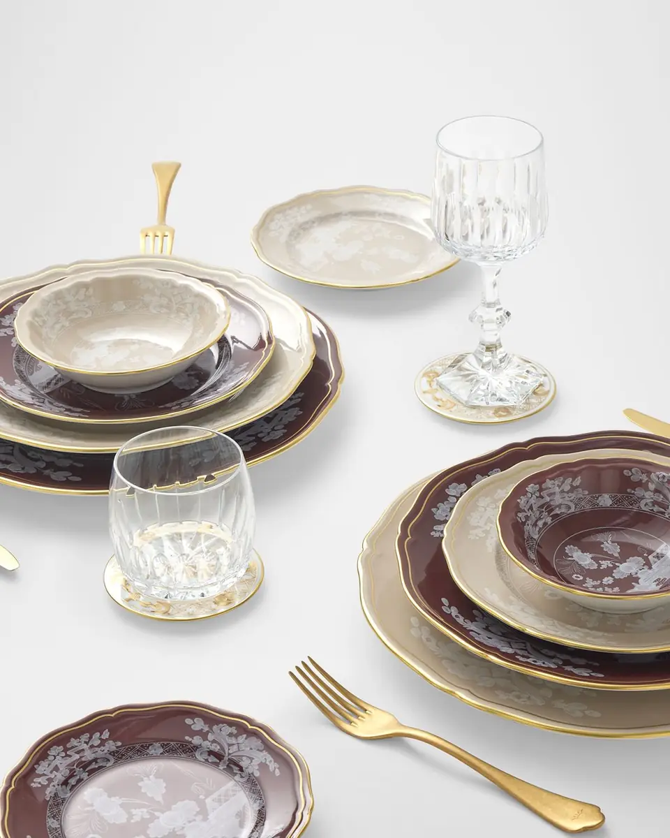 GINORI 1735 Oriente Italiano Castagna Dinner Plate | Thumbnail 5 GINORI 1735 Oriente Italiano Castagna Dinner Plate | Thumbnail 5