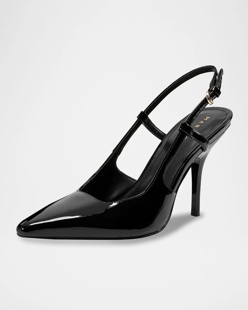 Marc Fisher LTD Torry Patent Leather Slingback Pumps | Thumbnail 3