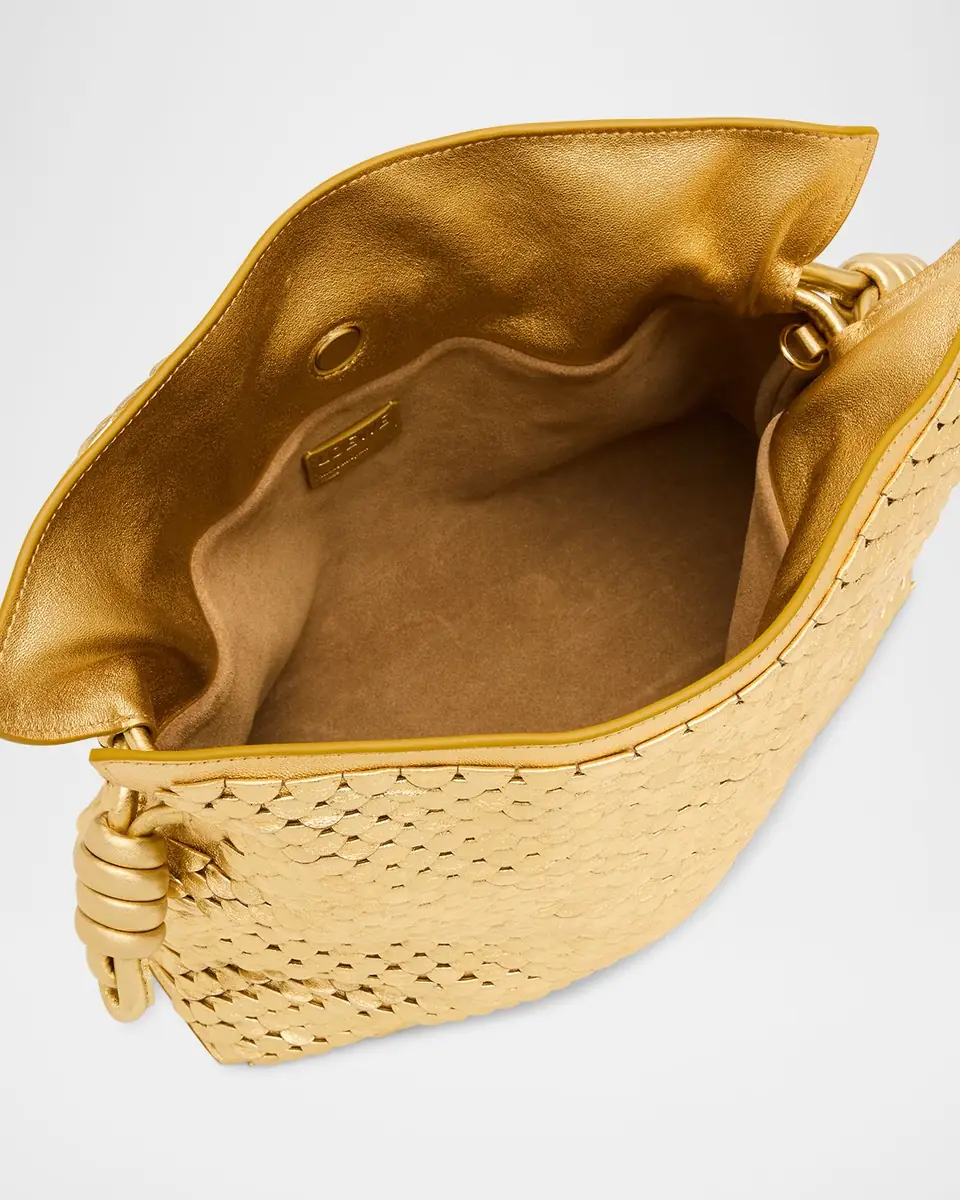 Loewe Flamenco Clutch Bag in Scales Metallic Leather | Thumbnail 4 Loewe Flamenco Clutch Bag in Scales Metallic Leather | Thumbnail 4