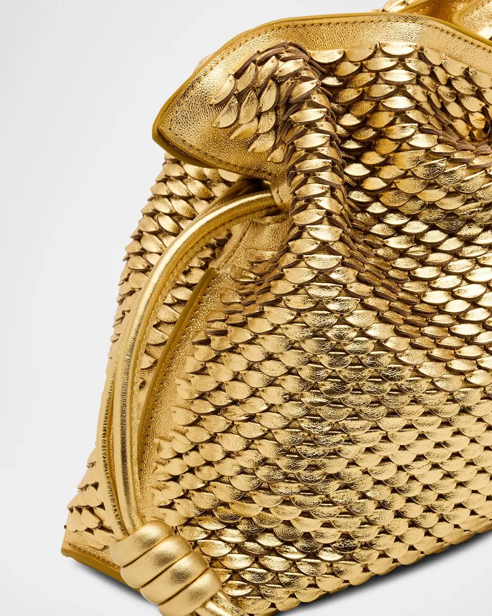 Loewe Flamenco Clutch Bag in Scales Metallic Leather | Thumbnail 6 Loewe Flamenco Clutch Bag in Scales Metallic Leather | Thumbnail 6